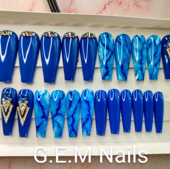 Press on nails (long coffin) - Picture 2 of 2